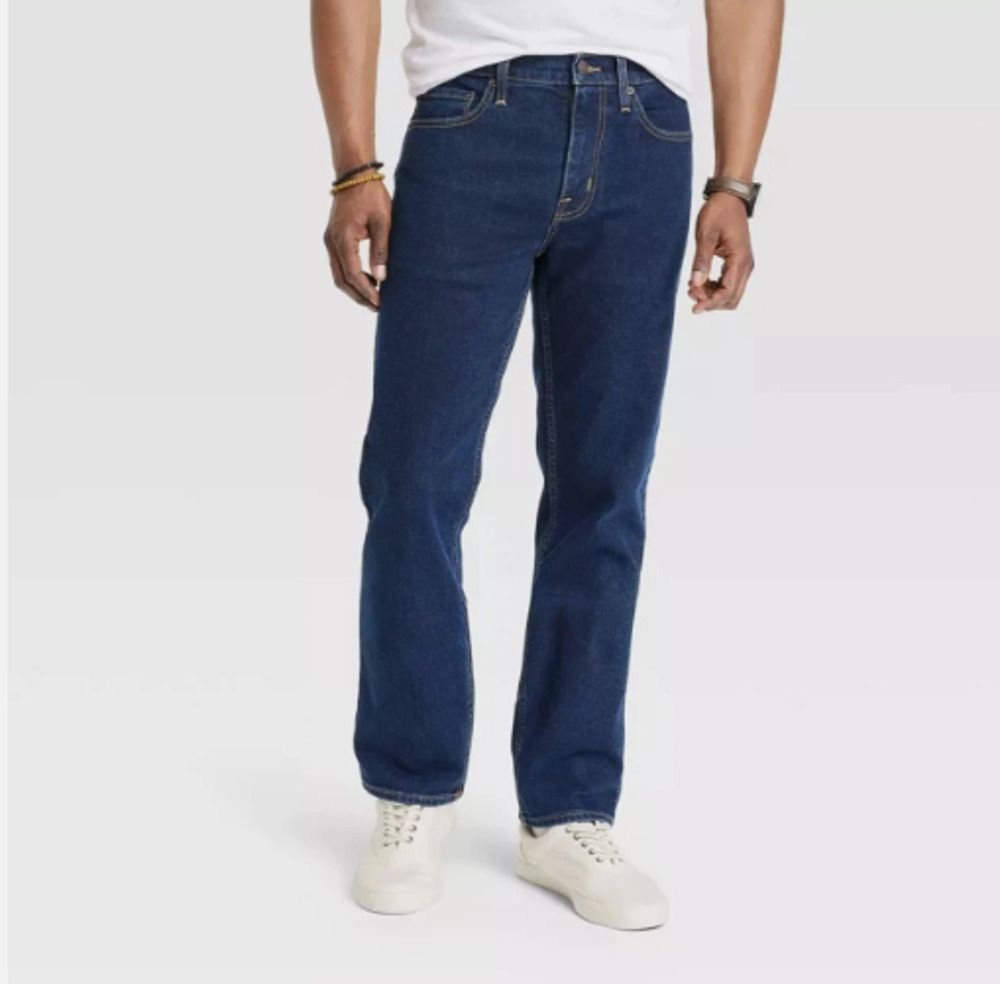Goodfellow & Co Mid Rise Straight Leg Jeans Stretch 38x32 NWT